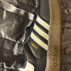 Adidas Black and White Sneakers 5c